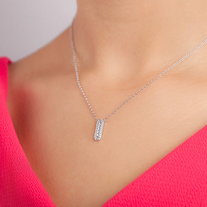 Aloisie - stříbrný náhrdelník se zirkony