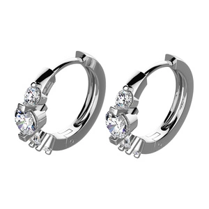 Xenie - stříbrné náušnice se zirkony
