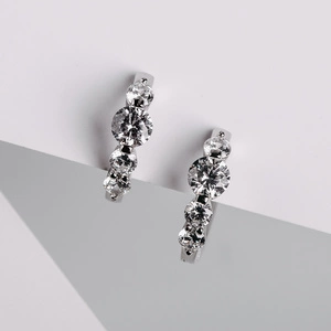 Xenie - stříbrné náušnice se zirkony