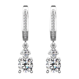 Dáša - stříbrné náušnice se zirkony