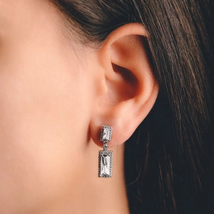 Žofie - stříbrné náušnice se zirkony