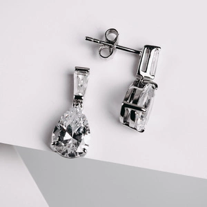 Jasna - stříbrné náušnice se zirkony
