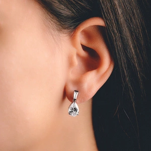 Jasna - stříbrné náušnice se zirkony
