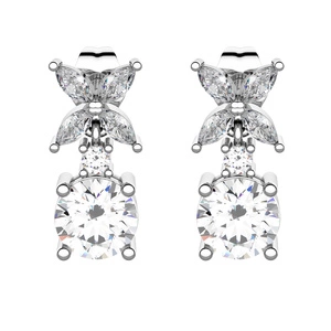 Zora - stříbrné náušnice se zirkony