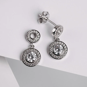 Karla - stříbrné náušnice se zirkony