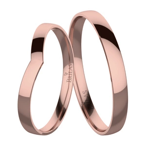 Robin Red - snubní prsteny z červeného zlata