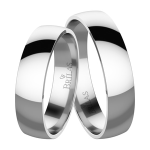 Arden White - snubní prsteny z bílého zlata