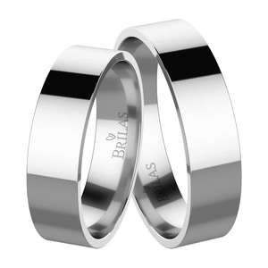 Rajka White - snubní prsteny z bílého zlata