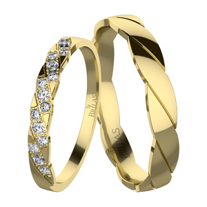 Missy Gold - snubní prsteny ze žlutého zlata