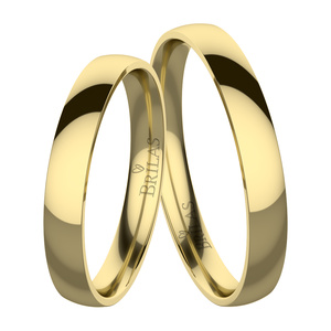 Gilbert Gold comfort - snubní prsteny ze žlutého zlata