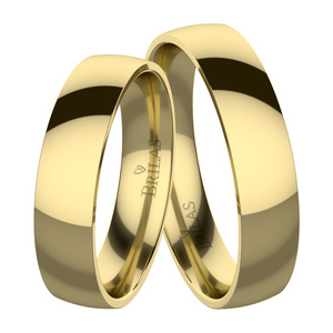 Ketrin Gold comfort - snubní prsteny ze žlutého zlata