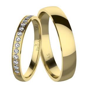 Ksora Gold - snubní prsteny ze žlutého zlata