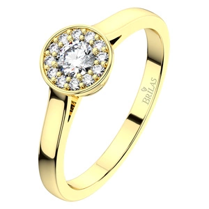 Zlatovláska Princess Gold - zásnubní prsten ze žlutého zlata