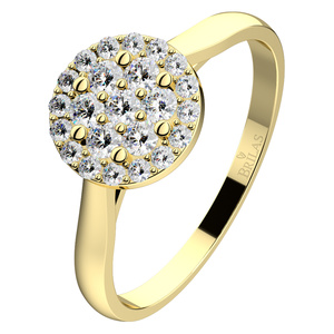 Maruška Princess Gold - zásnubní prsten ze žlutého zlata