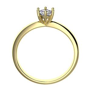 Zurina G Briliant - zásnubní prsten ze žlutého zlata