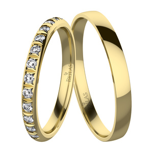 Kronos Gold - snubní prsteny ze žlutého zlata