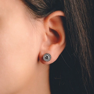 Merida - stříbrné náušnice se zirkony