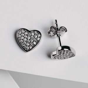 Herta - stříbrné náušnice se zirkony
