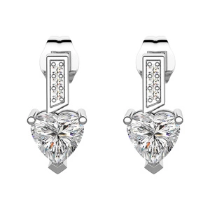 Oluše - stříbrné náušnice se zirkony