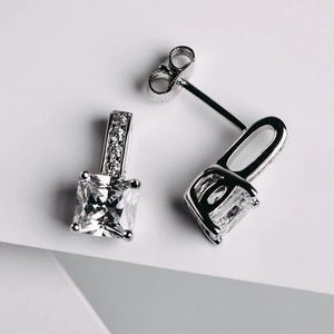 Leontýna - stříbrné náušnice se zirkony