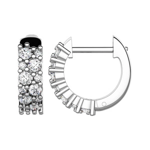 Aulina - stříbrné náušnice se zirkony