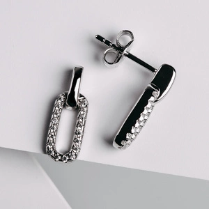 Britany - stříbrné náušnice se zirkony