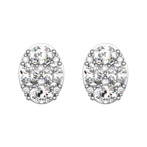 Egeria - stříbrné náušnice se zirkony