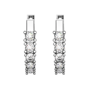 Florinda - stříbrné náušnice se zirkony