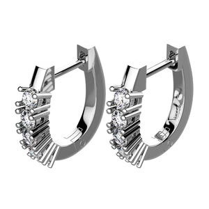 Florinda - stříbrné náušnice se zirkony