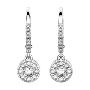 Kariméra - stříbrné náušnice se zirkony