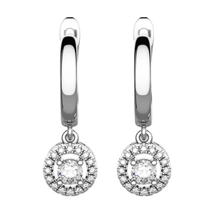 Feronia - stříbrné náušnice se zirkony