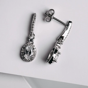 Onida - stříbrné náušnice se zirkony