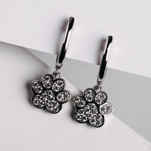 Mitena - stříbrné náušnice se zirkony