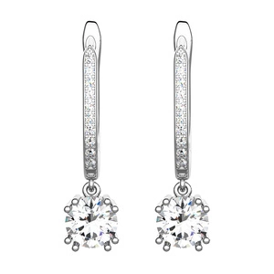 Etania - stříbrné náušnice se zirkony