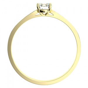 Kasia GW Safír - zásnubní prsten ze žlutého zlata se safíry