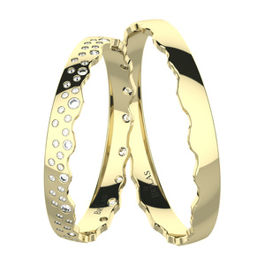 Tasija Gold - snubní prsten ze žlutého zlata