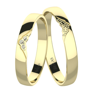 Zafiris Gold - snubní prsten ze žlutého zlata