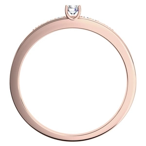 Nomia R Briliant  - prsten z růžového zlata 