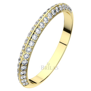 Afrodita II. G Briliant - prsten ze žlutého zlata 