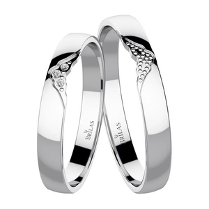 Zafiris White - snubní prsteny z bílého zlata