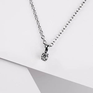 Lenka WP 3 mm - přívěsek z bílého zlata