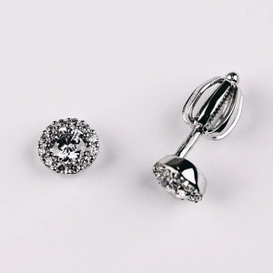 Rézinka WE - dámské náušnice z bílého zlata