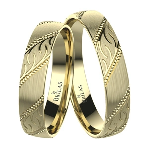 Indira Gold - snubní prsteny ze žlutého zlata