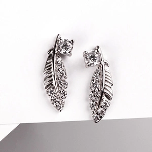 Bolena - stříbrné náušnice se zirkony