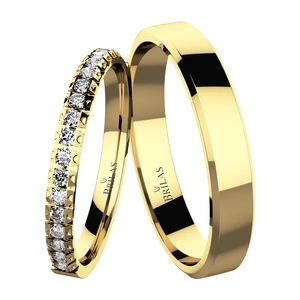 Cyrilka Gold - snubní prsteny ze žlutého zlata