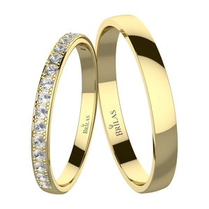 Amora Gold - snubní prsteny ze žlutého zlata