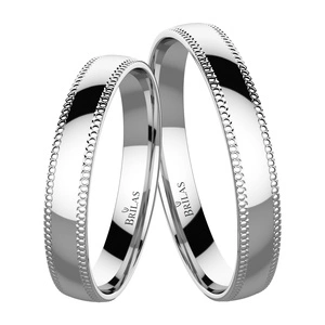 Eternis White - snubní prsteny z bílého zlata