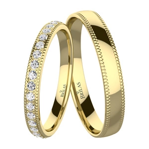 Elira Gold - snubní prsteny ze žlutého zlata