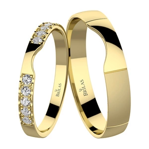 Nivara Gold - snubní prsteny ze žlutého zlata