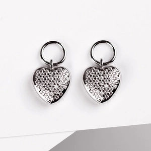 Elia S Pearl - stříbrné náušnice s perlou + 2 přívěsky ZDARMA